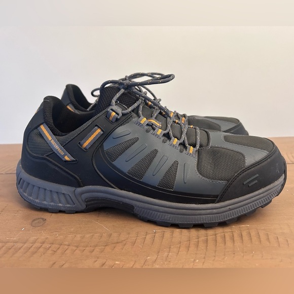 Orthofeet Men’s Gray Waterproof Hiking Shoes - Size 11.5 - Picture 1 of 10